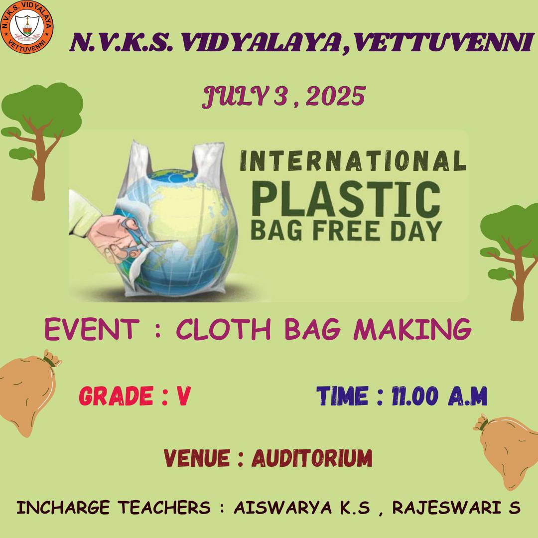 INTERNATIONAL PLASTIC BAG FREE DAY